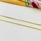 Joyas por Mayor Joyas Bañadas en Oro por Mayor Insumos para Joyas CO209 Cadena Veneciana de 1mm con bolita con silicona y palito Cadena Terminada Baño Oro