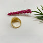 Joyas por Mayor Joyas Bañadas en Oro por Mayor Insumos para Joyas WO77 Anillo Tipo Chevalier San Benito Esfera Ovalada 15 x 11 mm Ancho argolla 3 mm Anillo Baño Oro