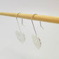 Joyas por Mayor Joyas Bañadas en Plata por Mayor Insumos para Joyas XP481 Aro Hoja Monstera 20 x 16 mm Espesor 1.2 mm con Gancho Largo Total 42 mm Aro Baño Plata