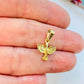 Joyas por Mayor Joyas Bañadas en Oro por Mayor Insumos para Joyas FO1184 Colgante Espíritu Santo 13 x 14 mm más Valier Espesor 1.1 mm Figura Baño Oro