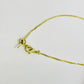 Joyas por Mayor Joyas Bañadas en Oro por Mayor Insumos para Joyas CO214 Cadena Veneciana Espesor 1 mm con bolita cierre de silicona y palito Largo 45 cm Cadena Terminada Baño Oro