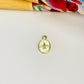 Joyas por Mayor Joyas Bañadas en Oro por Mayor Insumos para Joyas FO1211 Mini Colgante Ovalado Espíritu Santo 9 x 7 mm más Argollita Espesor 1 mm Figura Baño Oro