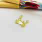 FO1233 Colgante Cangrejo 15 x 15 mm más argollita Espesor 1.5 mm Figura Baño Oro