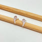XP287 Aro 1 alita 11 x 6 mm Aro Baño Plata Aros Bañados hecho de Bronce Bañado en Plata 50 ml Joyas Bañadas en Plata