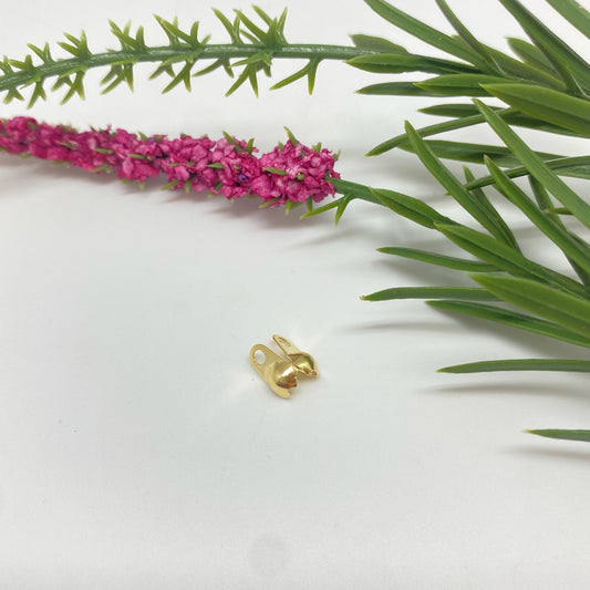 AO156 Tapanudo 2 argollas diá. 3.2 mm VENTA POR UNIDAD Accesorio Baño Oro