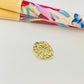 Joyas por Mayor Joyas Bañadas en Oro por Mayor Insumos para Joyas FO1157 Colgante Irregular Rústico Mariposa Frontal con perforación 12.5 x 12.5 mm Espesor 1.5 mm Figura Baño Oro