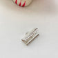 AP144 Terminal de Apriete para pulsera o collar 6 x 14 mm Accesorio Baño Plata Accesorios Bañados hecho de Bronce Bañado en Plata 50 ml Joyas Bañadas en Plata