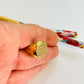 WO75 Anillo Chevalier Circones Dia 12 mm Ancho Superior 3 mm Espesor 1.5 mm Anillo Baño Oro