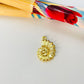 Joyas por Mayor Joyas Bañadas en Oro por Mayor Insumos para Joyas FO1235 Colgante Caracol 12 x 10 mm más argollita Espesor 1.8 mm Figura Baño Oro