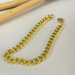 PO15 Pulsera tipo Cartier 79 Largo 18 cm Ancho 6 mm Eslabón 6 x 6 mm Espesor app. 3 mm Pulsera Baño Oro Pulseras hecho de Bronce Bañado en Oro 18K Joyas Bañadas en Oro