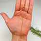 CO250 Cadena Veneciana espesor 0.8 mm con bolitas diá. 2.8 mm Largo 30 cm más extensor de 10 cm Cadena Terminada Baño Oro