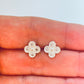XP555 Aro Trébol Puntas Redondas Circones 10 x 10 mm Espesor 1.2 mm Aro Baño Plata