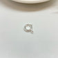 Joyas por Mayor Joyas Bañadas en Plata por Mayor Insumos para Joyas AP152 Mosquetón o Broche Redondo Diá. 10 mm Espesor 2 mm Accesorio Baño Plata