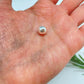 Joyas por Mayor Joyas Bañadas en Plata por Mayor Insumos para Joyas MP49 Bolita 8 mm Perforación 2 mm Accesorio Baño Plata