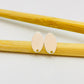 Joyas por Mayor Joyas Bañadas en Plata por Mayor Insumos para Joyas BP108 Base de Aro Ovalada perforación inferior 12 x 8 mm Espesor 0.5 mm Base de Aro Baño Plata