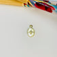 Joyas por Mayor Joyas Bañadas en Oro por Mayor Insumos para Joyas FO1211 Mini Colgante Ovalado Espíritu Santo 9 x 7 mm más Argollita Espesor 1 mm Figura Baño Oro