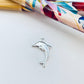 Joyas por Mayor Joyas Bañadas en Plata por Mayor Insumos para Joyas FP1231 Colgante Delfín 14 x 12 mm más argollita Espesor 1.2 mm Figura Baño Plata