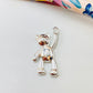 Joyas por Mayor Joyas Bañadas en Plata por Mayor Insumos para Joyas FP1147 Colgante Oso con mano en alto 25 x 18 mm más argollita Espesor 4 mm Figura Baño Plata