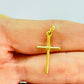 FO1036 Colgante Cruz 20 x 12 mm mas valier Espesor 1.8 mm Figura Baño Oro