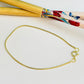 PO17 Pulsera Cola de Topo Espesor 1.2 mm Largo 18 cm Pulsera Baño Oro