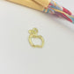 Joyas por Mayor Joyas Bañadas en Oro por Mayor Insumos para Joyas FO1165 Colgante Manzana 16 x 13 mm Espesor 2 mm Figura Baño Oro