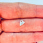 FP467 Corazón 7 x 6 mm Artesanal Figura Baño Plata