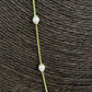 Joyas por Mayor Joyas Bañadas en Oro por Mayor Insumos para Joyas CO231 Collar Perlas diá. 4 mm Cadena Veneciana Espesor 1 mm Largo 50 cm Collar Terminado Baño Oro