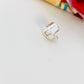AP132 Accesorio para Pulsera o Collar Lisa c/2 Líneas Ancho 5.5 mm Perforación 4.2 mm Diá. 6 mm más argollita Accesorio Baño Plata Accesorios Bañados hecho de Bronce Bañado en Plata 50 ml Joyas Bañadas en Plata