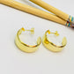 Joyas por Mayor Joyas Bañadas en Oro por Mayor Insumos para Joyas XO499 Aro Argolla Ancha Diá. 24 mm Ancho 10 mm Espesor 0.8 mm Aro Baño Oro