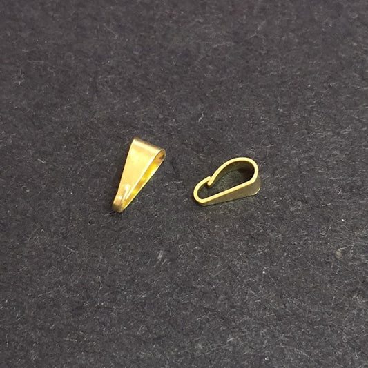 AO05 8x5 mm Accesorio Baño Oro Accesorios Bañados en Oro y Plata hecho de Bronce Bañado en Oro 18K Joyas Bañadas en Oro