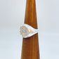 WP75 Anillo Chevalier Circones Dia 12 mm Ancho Superior 3 mm Espesor 1.5 mm Anillo Baño Plata