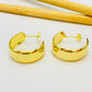 Joyas por Mayor Joyas Bañadas en Oro por Mayor Insumos para Joyas XO499 Aro Argolla Ancha Diá. 24 mm Ancho 10 mm Espesor 0.8 mm Aro Baño Oro