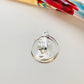 Joyas por Mayor Joyas Bañadas en Plata por Mayor Insumos para Joyas FP1207 Colgante Medalla calada Virgen Niña Diá. 15 mm mas argollita Espesor 1 mm Figura Baño Plata