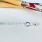 PP32 Pulsera Doble Cadena Grumet Largo 16 cm más extensor 5 cm Ancho 4.4 mm Espesor 1.2 mm Pulsera Baño Plata