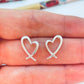 XP549 Aro Corazón Calado 16 x 11 mm Espesor 1.5 mm Aro Baño Plata