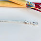 PP29 Pulsera Cinta Texturada doble espesor Ancho 3 mm Espesor 1.3 mm Largo 15 cm Pulsera Baño Plata