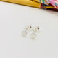 Joyas por Mayor Joyas Bañadas en Plata por Mayor Insumos para Joyas BP109 Base de Aro Redonda Mini perforación inferior Diá. 5 mm Espesor 0.5 mm Base de Aro Baño Plata