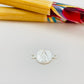 FP1046 Conector Virgen de los Milagros 9 mm mas argollitas Figura Baño Plata