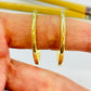 Joyas por Mayor Joyas Bañadas en Oro por Mayor Insumos para Joyas XO551 Argolla Presión Lisa diá. 30 mm Ancho 2.2 mm Espesor 2.0 mm Aro Baño Oro