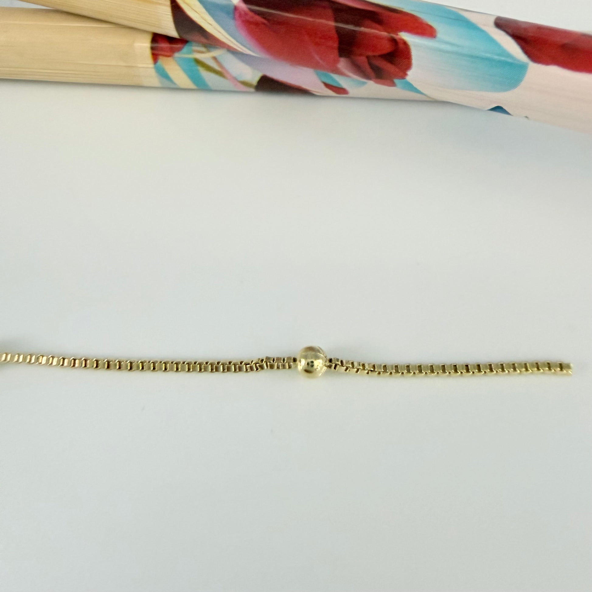 Joyas por Mayor Joyas Bañadas en Oro por Mayor Insumos para Joyas CO235 Cadena Veneciana Espesor 1 mm con bolitas de 2.5 mm Cadena por Metro Baño Oro