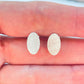 BP119 Base Ovalada Lijada argolla posterior 12.5 x 7 mm Espesor 0.6 mm Base de Aro Baño Plata