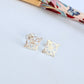 Joyas por Mayor Joyas Bañadas en Plata por Mayor Insumos para Joyas XP561 Aro Nudo de Bruja Lijado 15 x 15 mm Espesor 1 mm Aro Baño Plata