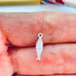 FP1232 Colgante Pez Koi 12 x 4 mm más argollita Espesor 1.5 mm Figura Baño Plata