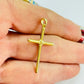 FO1217 Colgante Cruz 31 x 19 mm más valier de 6 mm Espesor Ancho 2 mm Espesor 1.5 mm Figura Baño Oro