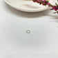 AP63 Argolla 5 mm Accesorio Baño Plata Accesorios Bañados en Oro y Plata hecho de Bronce Bañado en Plata 50 ml Joyas Bañadas en Plata