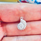 FP1235 Colgante Caracol 12 x 10 mm más argollita Espesor 1.8 mm Figura Baño Plata