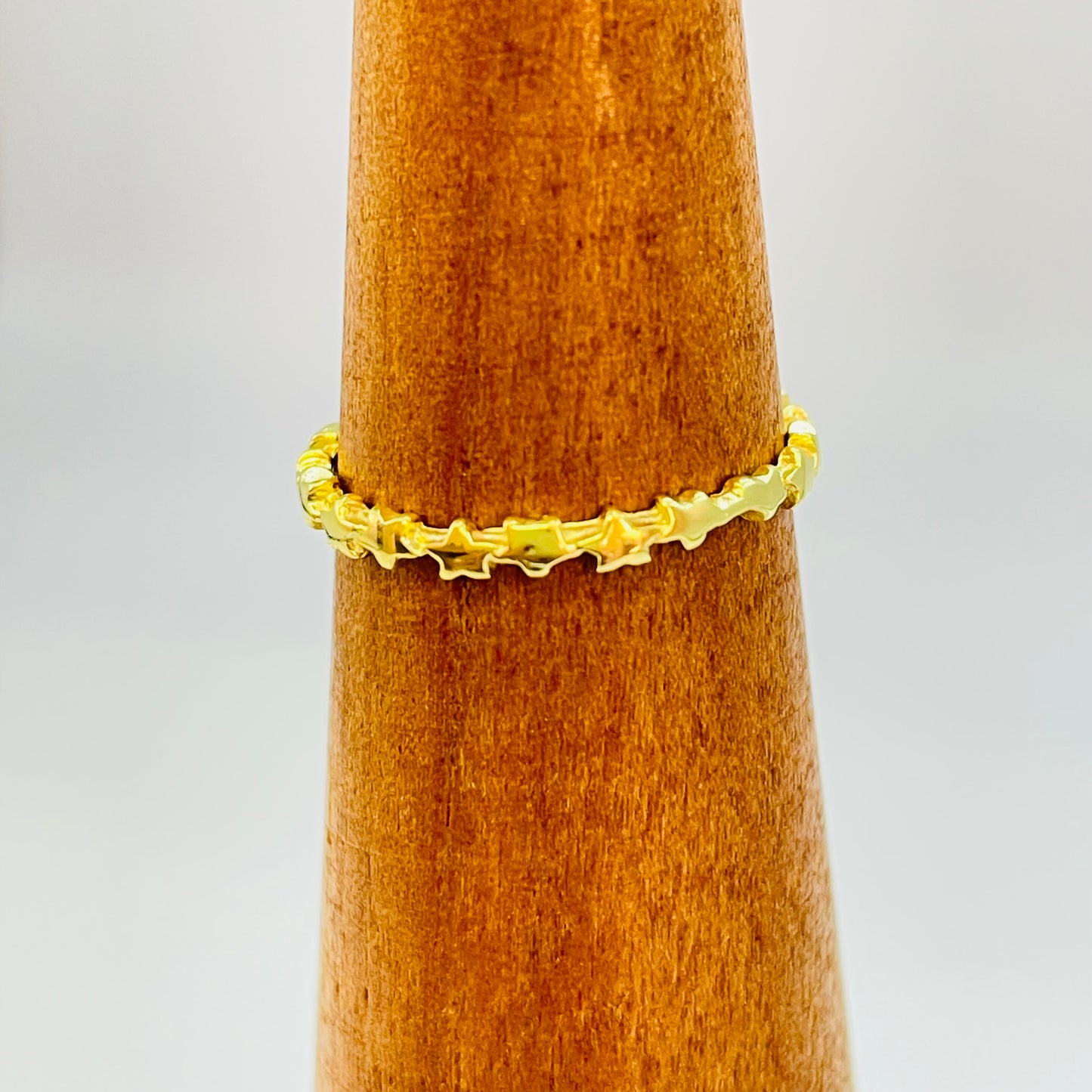 WO11 Anillo Estrellas Anillo Baño Oro