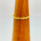 WO11 Anillo Estrellas Anillo Baño Oro