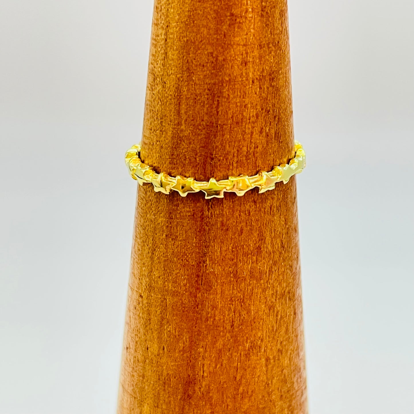 WO11 Anillo Estrellas Anillo Baño Oro