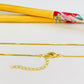 CO121 Cadena Veneciana Espesor 1.0 mm Largo 45 cm Cadena Terminada Baño Oro